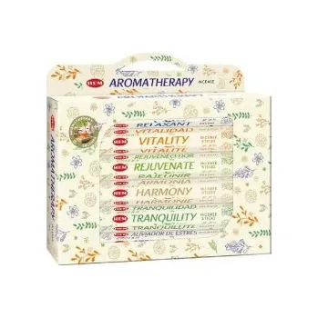 Čajovna HEM Hexa vonné tyčinky Aromaterapia darčekové balenie 6*20 ks