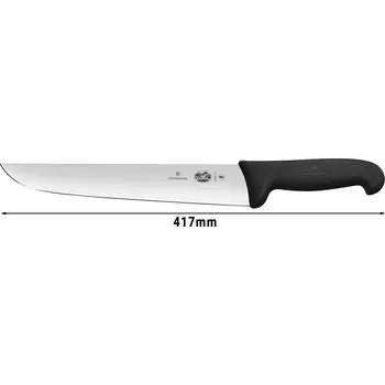 Kuchyňský nůž G.Gastro VICTORINOX řeznický nůž - 28 cm - černý