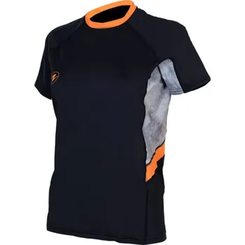 Rashguard Dámské tričko Aqualung RASHGUARD LOOSE FIT, černá/šedá Velikost: XS CL2760110XS
