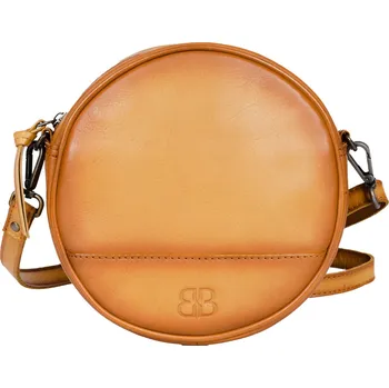 Dámská kožená crossbody kabelka Bellicci Koko - žlutá