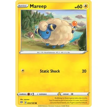 Sběratelská karetní hra Mareep 055/189 - Darkness Ablaze Typ karty: Non-Holo