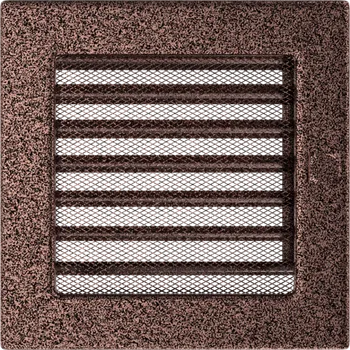 Kratki Mriežka 17x17 medená s klapkou