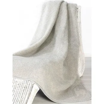deka Deka 140x200cm jednostranná z ovčí vlny světle šedá, Barevné varianty Šedá, Velikosti 140x200cm 200-100-00247