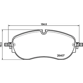 Brzdová destička Sada brzdových destiček, kotoučová brzda, , BREMBO, P 85 194