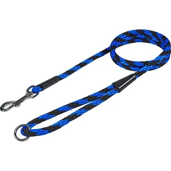 Vodítko pro psa BAFPET Lanové vodítko SPIRÁLA 10mm x 150cm Barva: Modrá, Rozměr: 10mm x 150cm 15208