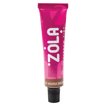 Přípravek na oči ZOLA barva na obočí s kolagenem 15 ml Barva: 02 Warm Brown&nbsp;(teple hnědá)
