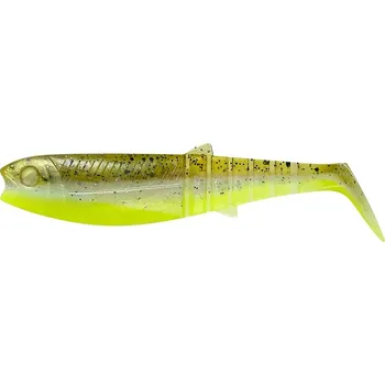 Nástraha Gumová nástraha Savage Gear Cannibal Shad 6,8cm Green Pearl Yellow (1ks)