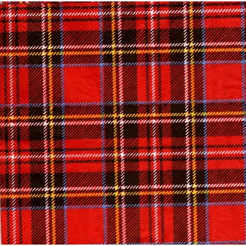 Papírový ubrousek UBR-E08, Ubrousek, 16x16 cm, ČERVENÝ VZOR - KOSTKA, 1 kus