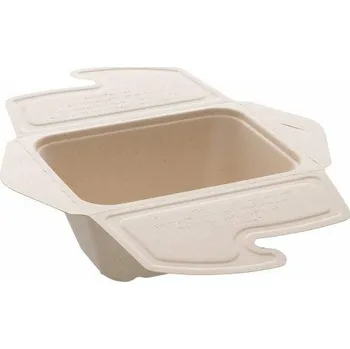 Jednorázové nádobí Sabert Miska na salát z cukrové třtiny 170/130/70mm 100ks