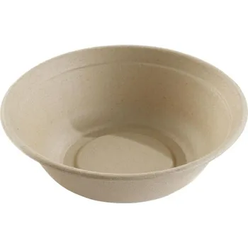 Jednorázové nádobí Sabert Miska na salát z cukrové třtiny 1000ml Ø210mm 75ks