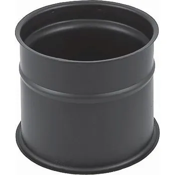 Kouřovod Dvoustěnná zděř, průměr 130 mm Černá
