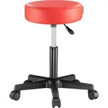 Deuba Taburetka na kolečkách - červená