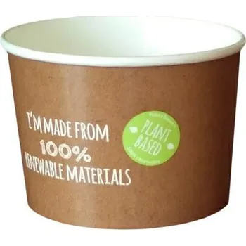 Jednorázové nádobí Huhtamaki Polévková miska papírová FoodToGo 350ml Ø90mm 25ks