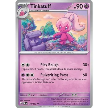 Sběratelská karetní hra Tinkatuff 104/193 - Paldea Evolved Typ karty: Non-Holo
