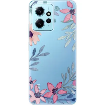 Pouzdro na mobilní telefon Odolné silikonové pouzdro iSaprio - Leaves and Flowers - Xiaomi Redmi Note 12 5G