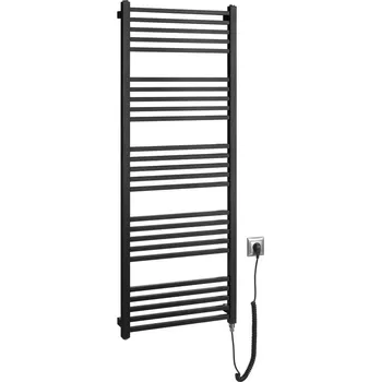 Radiátor Sapho METRO-E elektrické otopné těleso rovné 500x1340 mm, 500 W, černá mat