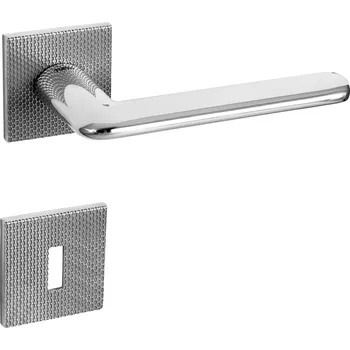 Dveřní kování TI - ELIPTICA - HR 4165 5SQ T2 rozety WC, klika/klika OC - ​​Chrom lesklý (03)