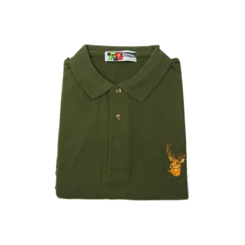 E-myslivost Lovecká polokošile - jelen hlava - Velikost 3XL