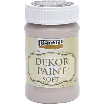 Speciální výtvarná barva Dekor Paint - křídová vintage barva 100ml - mandlová