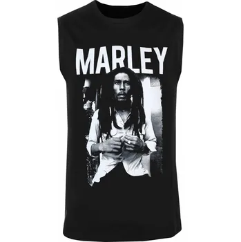 Pánské tílko tílko pánské Bob Marley - Marley B&W - ROCK OFF - BMATANK04MB
