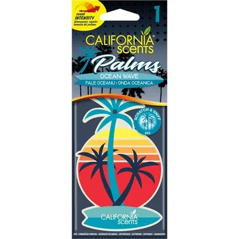 Auto-moto California Scents Palm Tree Air Ocean Wave