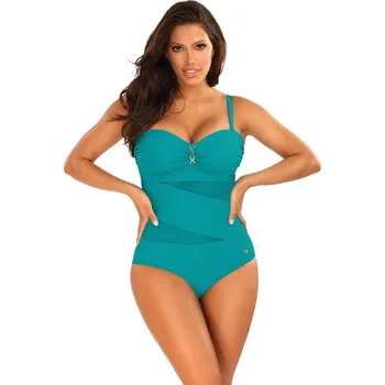 Dámské plavky Dámské jednodílné plavky New Trends 6 S8030D2-10 tyrkysové - Self 46D