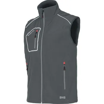 Pánská vesta ISSA SNAPPY 04509 VESTA softshell - modrá XL