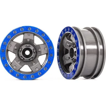 RC vybavení 1:10 Traxxas TRX-4 Sport: Disk 2.2" šedý/modrý (2ks)