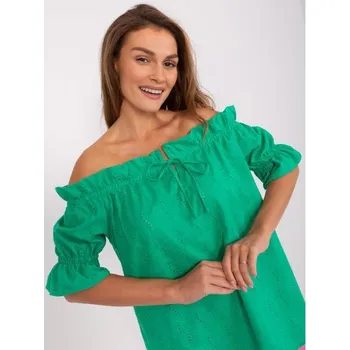 Dámská halenka Dámská halenka s krátkými rukávy INEPH zelená