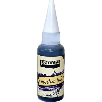 Media ink PENTART - alkoholový inkoust 20ml - fialka