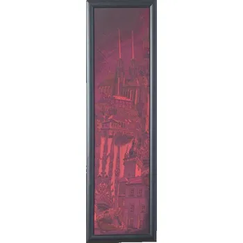 HEDVA ČESKÝ BROKÁT Obraz BRNO červená