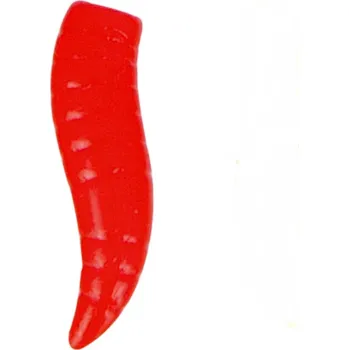 Umělá nástraha MS Range gumové nástrahy červ vzor YE 20 ks Barva: červená