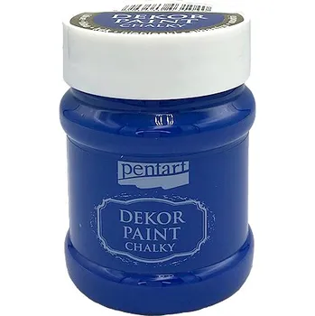 Speciální výtvarná barva Dekor Paint - křídová vintage barva 230ml - modrá