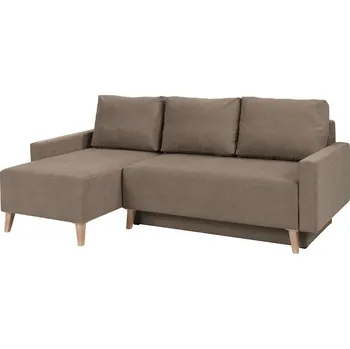 Sedací souprava Sedací souprava OVIEDO | 140x225 | rozkládací + úložný prostor | hnědá