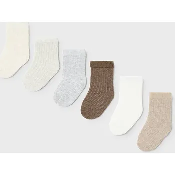 Dívčí oblečení Mayoral Kojenecké ponožky Mayoral9655 růžové, béžová barva: béžová, Rozměr: 18 měsíců