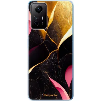 Pouzdro na mobilní telefon Odolné silikonové pouzdro iSaprio - Gold Pink Marble - Xiaomi Redmi Note 12S