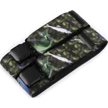 Šle pánské rybářské RYBY A ŠTIKY, délka 120cm, šíře 4cm, tvar Y, khaki maskáčově zelené, 650368/04