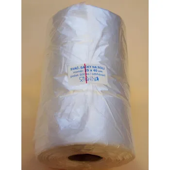 Sáčky rolované transparentní 25 x 40 cm EXTRA SILNÉ [500 ks] (68640.2 - CH1A)