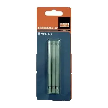 Bit Bahco Standardní bity 6-hran s kuličkou, metrické - 89mm, pr. 5 - BA-59S/H5BALL-2P