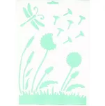 Fandy Šablona plastová pampeliška 17 x 26 cm