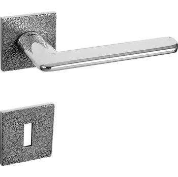 Dveřní kování TI - ELIPTICA - HR 4165 5SQ T3 rozety WC, klika/klika OC - ​​Chrom lesklý (03)