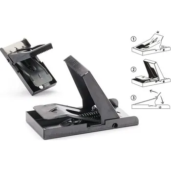 Myslivost Past na myši kovová otvírací - černá otvírací