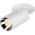 BIG WHITE (SLV) NUMINOS PROJECTOR S stropní zápustné svítidlo, 2700 K, 20d, válcové, bílé/chrom 1006932