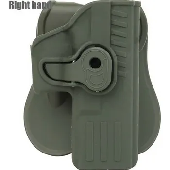 Příslušenství pro sportovní střelbu Pravák - Glock 17 / 19 / 22 / 26 - zelené 060g17zP