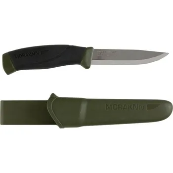 Pracovní nůž Pracovní nůž Morakniv 15399101 COMPANION MG Staniless (Morakniv 15399101 je pracovní nůž, který má štíhlou čepel kalenou na 58 HRC s typickým výbrusem, který končí velmi tenkým ostřím. Hřbet čepele je 2 mm tlustý.)