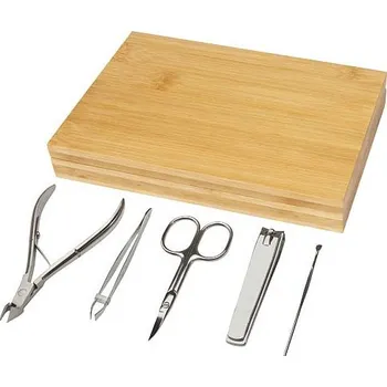 5dílná bambusová sada na manikúru Ladia, dřevo