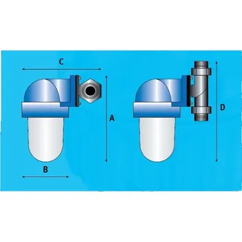 vodní filtr ATLAS Filtri Filtr ATLAS DOSAPLUS-7 3/4 - 1", v.26cm, vč.šroubení (pro pitnou i užitkovou vodu) RE4050520