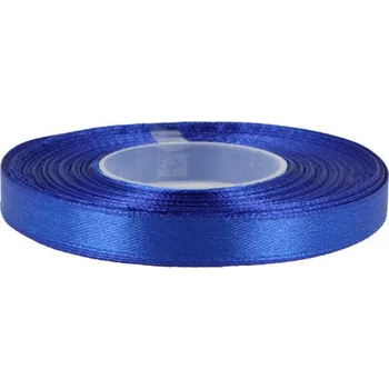 Atlasová stuha šíře 9 mm POL, barva Modrá stř. (3153)