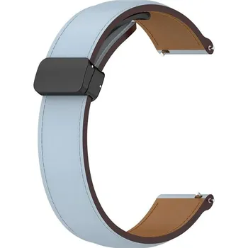 Ostatní příslušenství k chytrým hodinkám eses Kožený řemínek s magnetickou přezkou 20 mm - Světle modrý