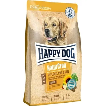 Krmivo pro psa Happy Dog NaturCroq Geflügel Pur & Rice 2x11kg